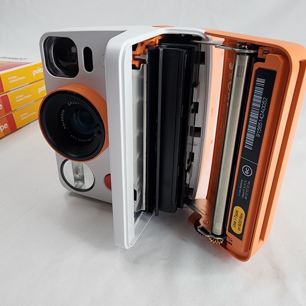 Polaroid Now Generation 3 Instant Camera (Orange) with Film Bundle - Picture 7 of 8